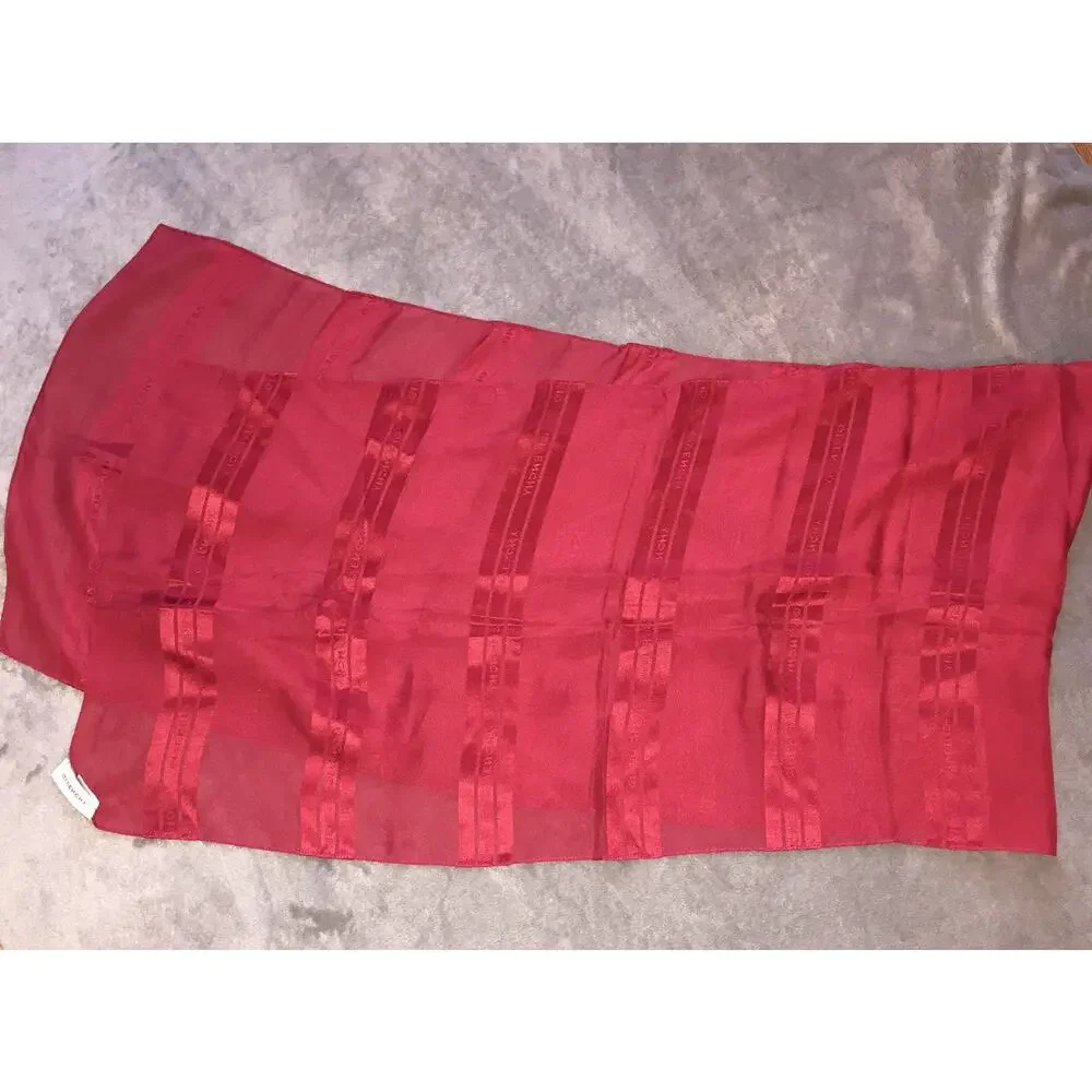 Givenchy 55x13.5 100% silk scarf Japan